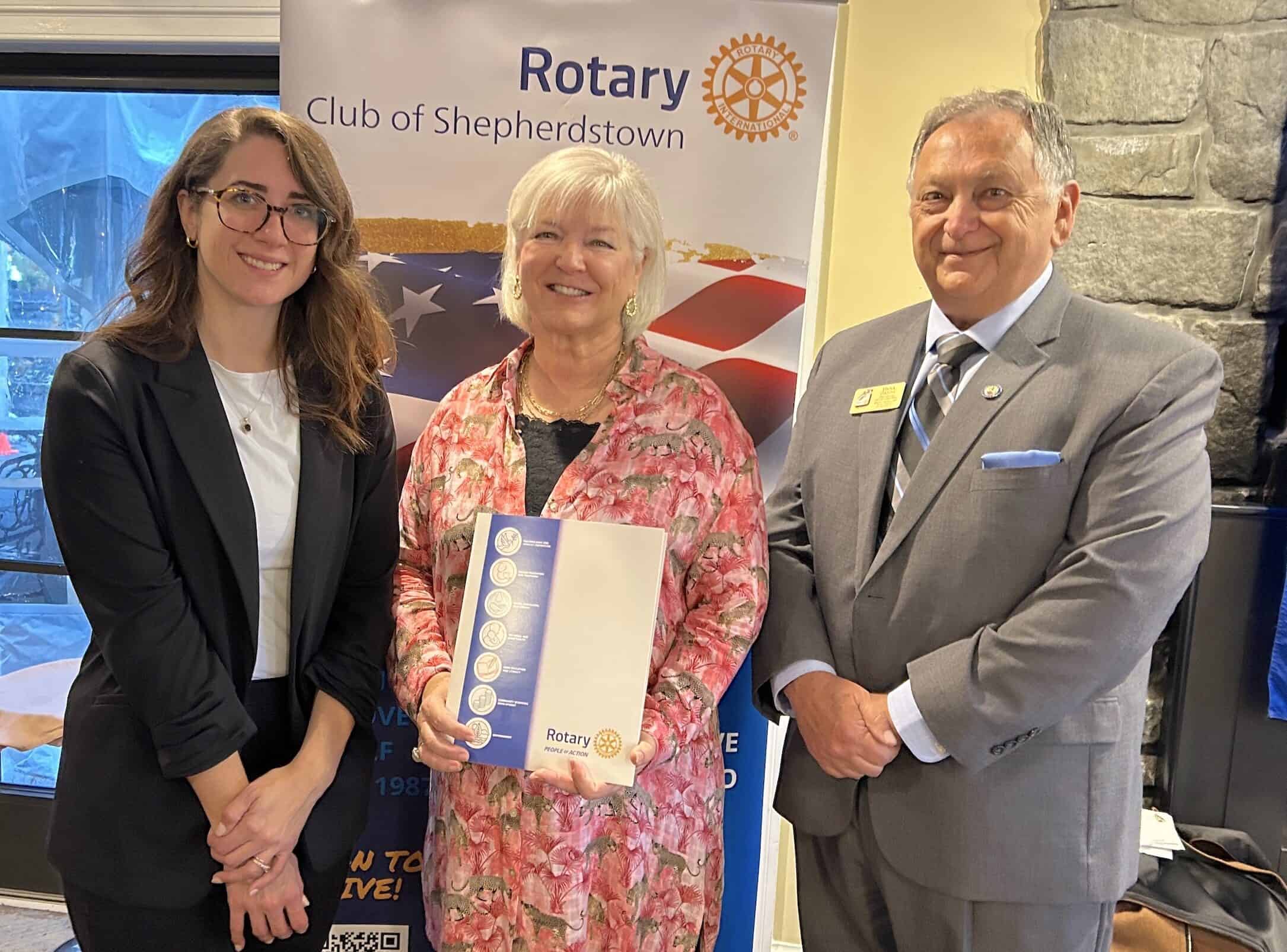 Patsy Moser Pat Moser Joins Shepherdstown Rotary Club - Rotary Club of Shepherdstown